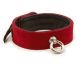 Red Leather Collar with D Ring